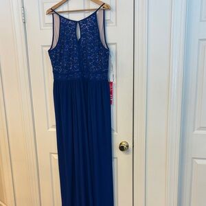 Elegant Blue Maxi Dress